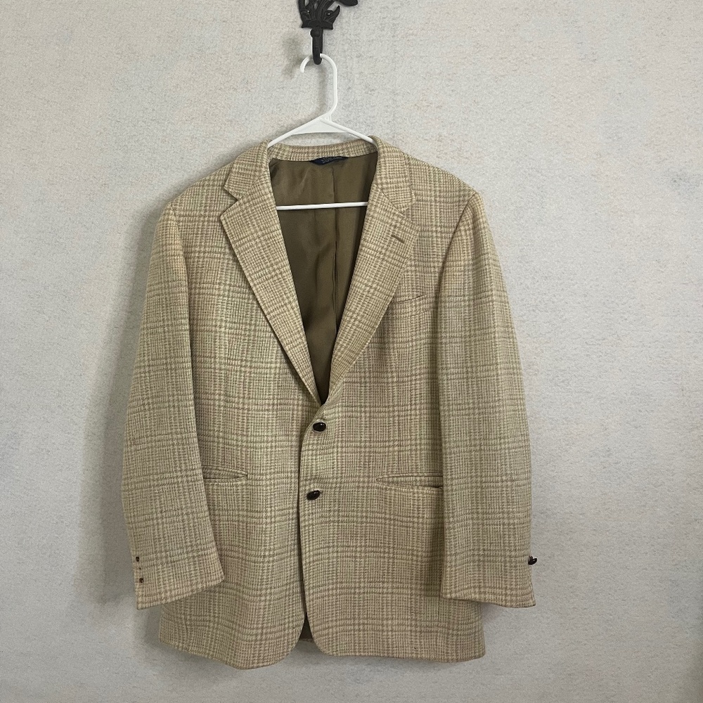 Bruce Hunt for Harris & Frank 100% Wool Blazer – Made in USA